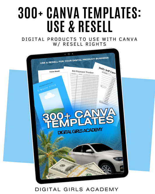 300+ PLR Canva Templates To Use & Resell
