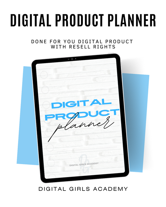 Digital Product Planner (With Resell Rights)